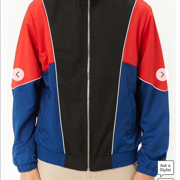 New Forever 21 color block track jacket - Picture 3 of 3